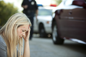 Woman In an Accident